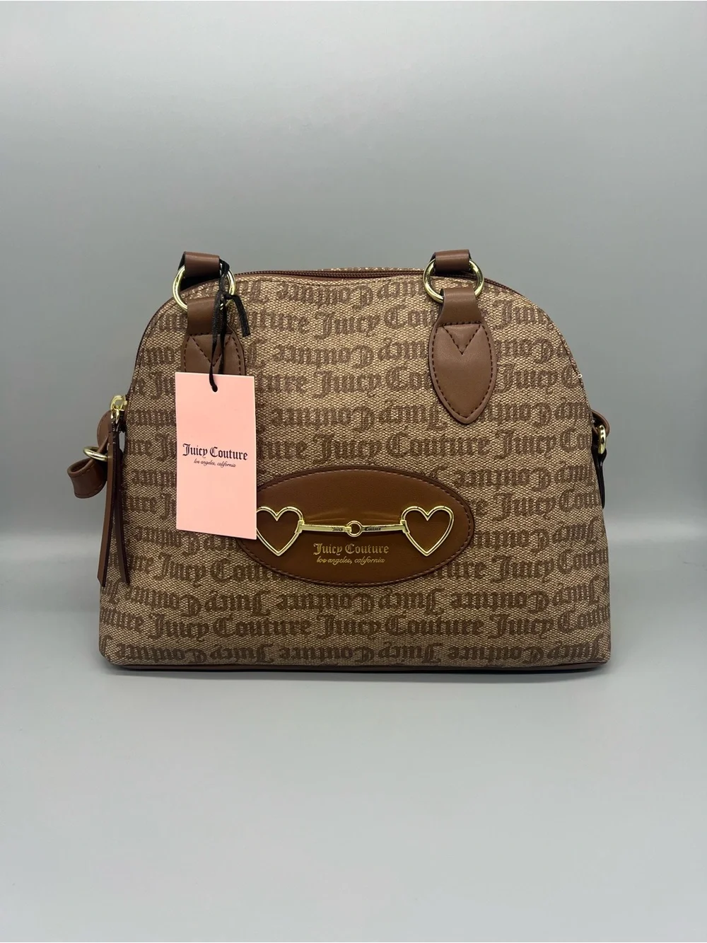 Juicy couture‎ heart to heart dome satchel purse